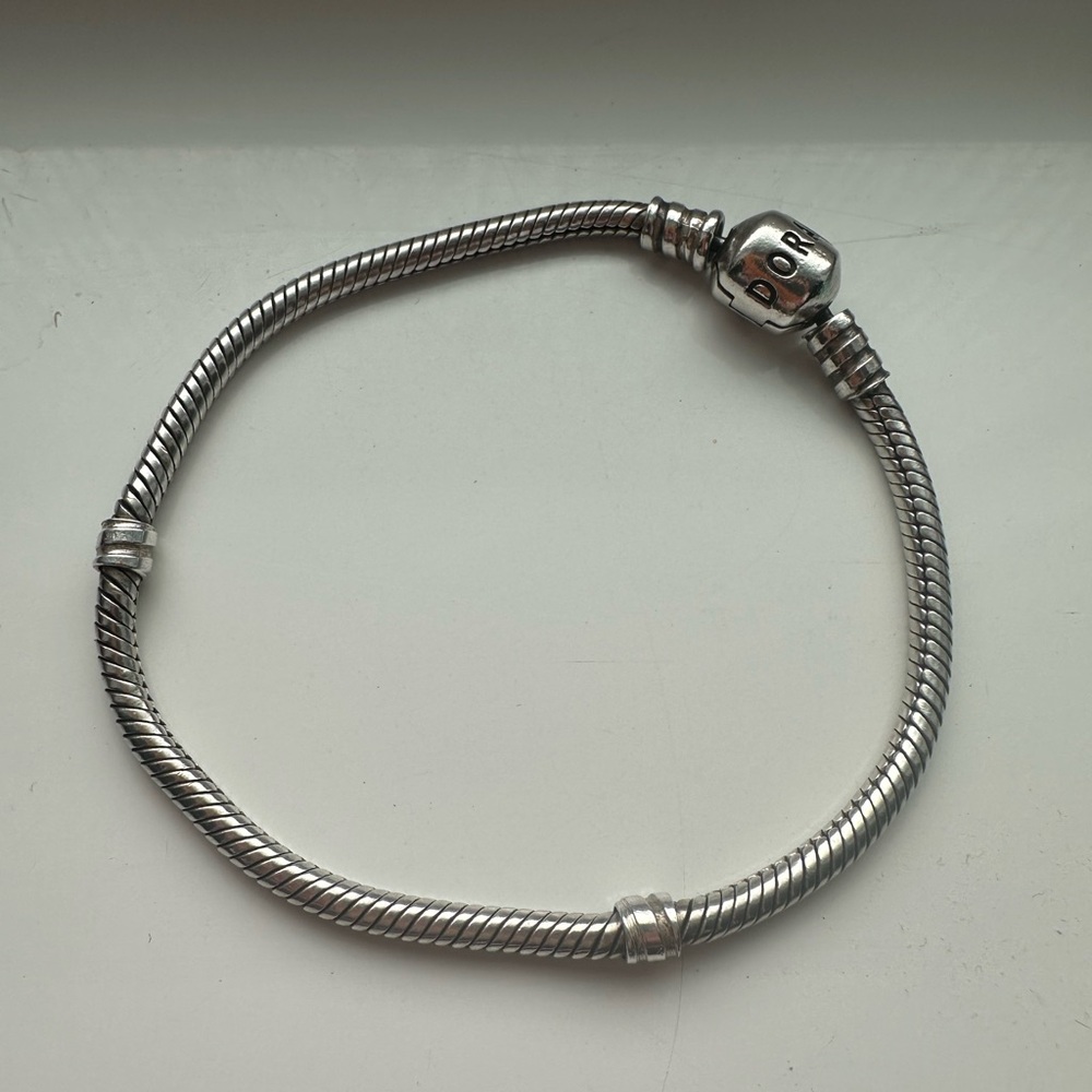 Pandora Barrel Clasp Snake Chain Bracelet